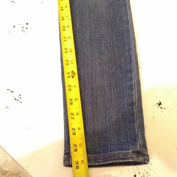 💕Loft Outlet Womens  Modern Skinny Pants Blue Jeans Jr Size 2/30", 30"ins… - Picture 7 of 9